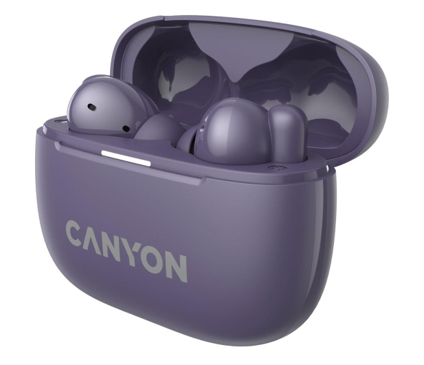 CANYON OnGo TWS-10 ANC+ENC Fioletowe CNS-TWS10PL - 1261522 - zdjęcie 4